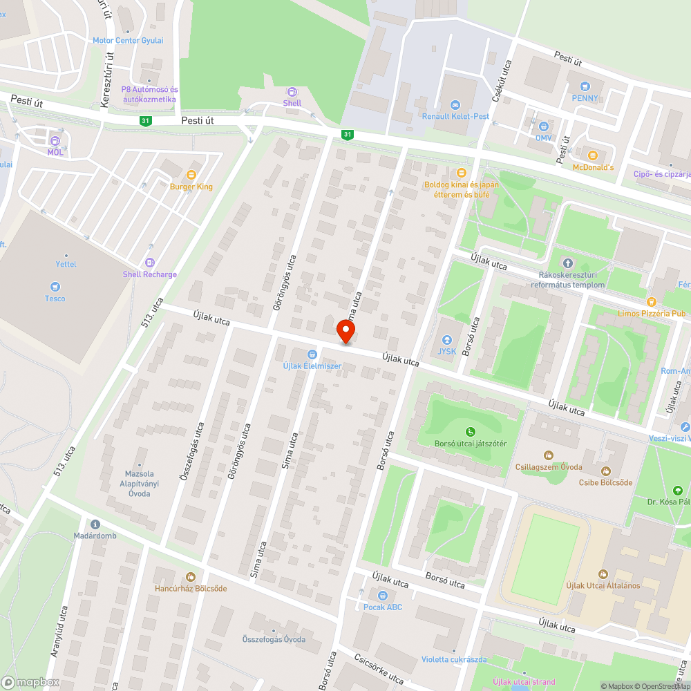 Érdekes, mindig ugyanott 2. bejelentés helye