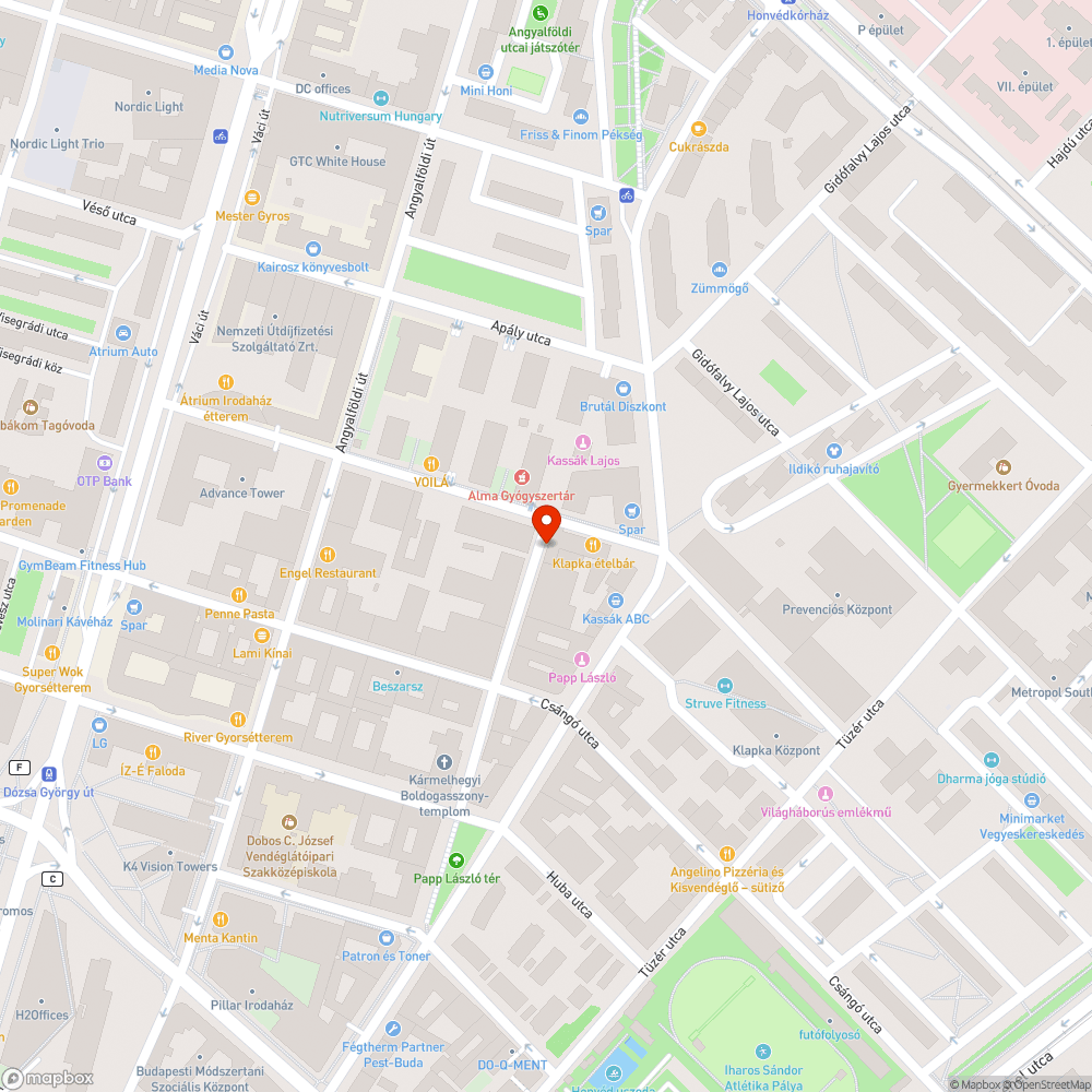 Beszakadt aknafedél bejelentés helye