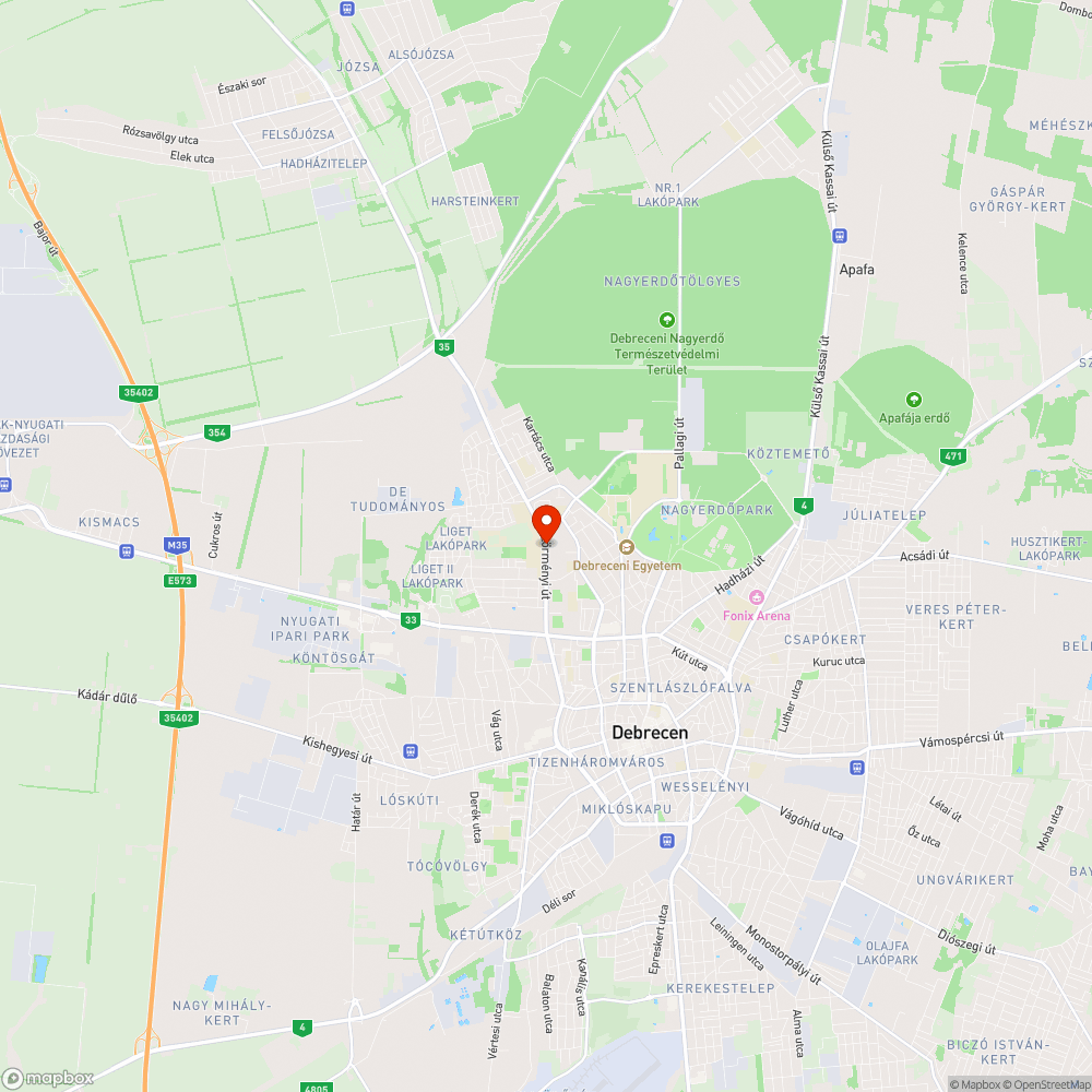 Jégbordas kerékpárút bejelentés helye