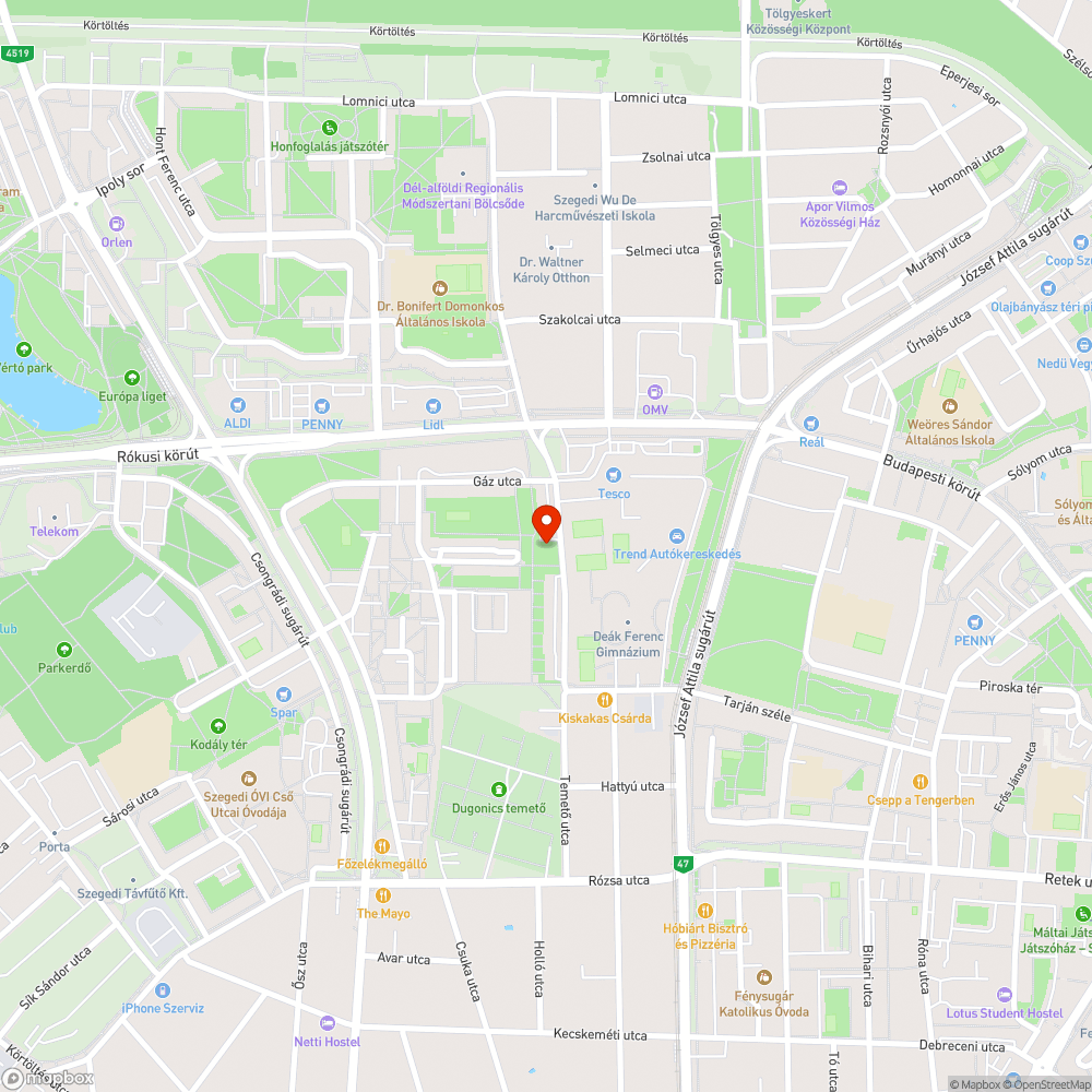 Hiányos,töredezett,veszélyes járda bejelentés helye