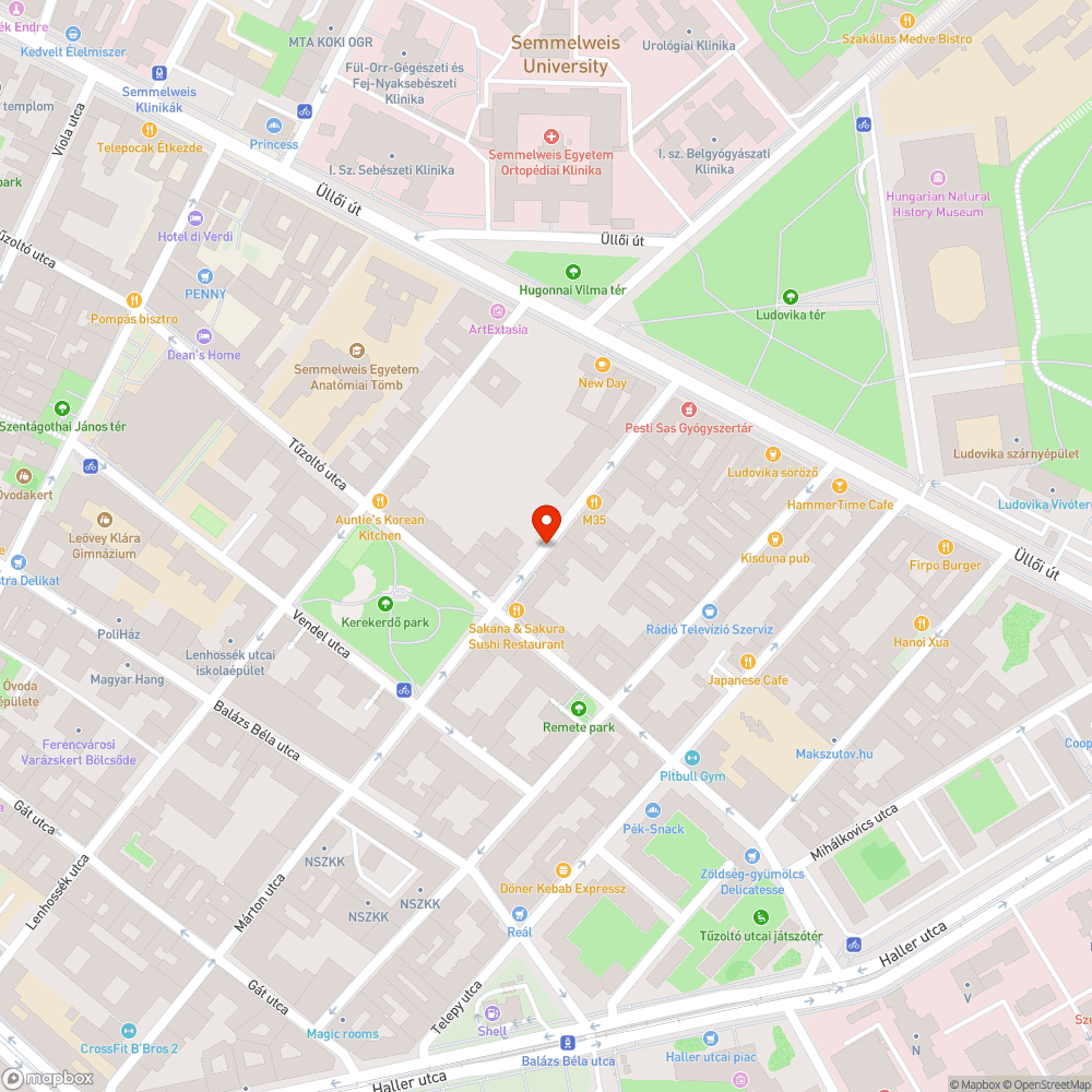 Állandósult por és kosz a Márton utcában bejelentés helye