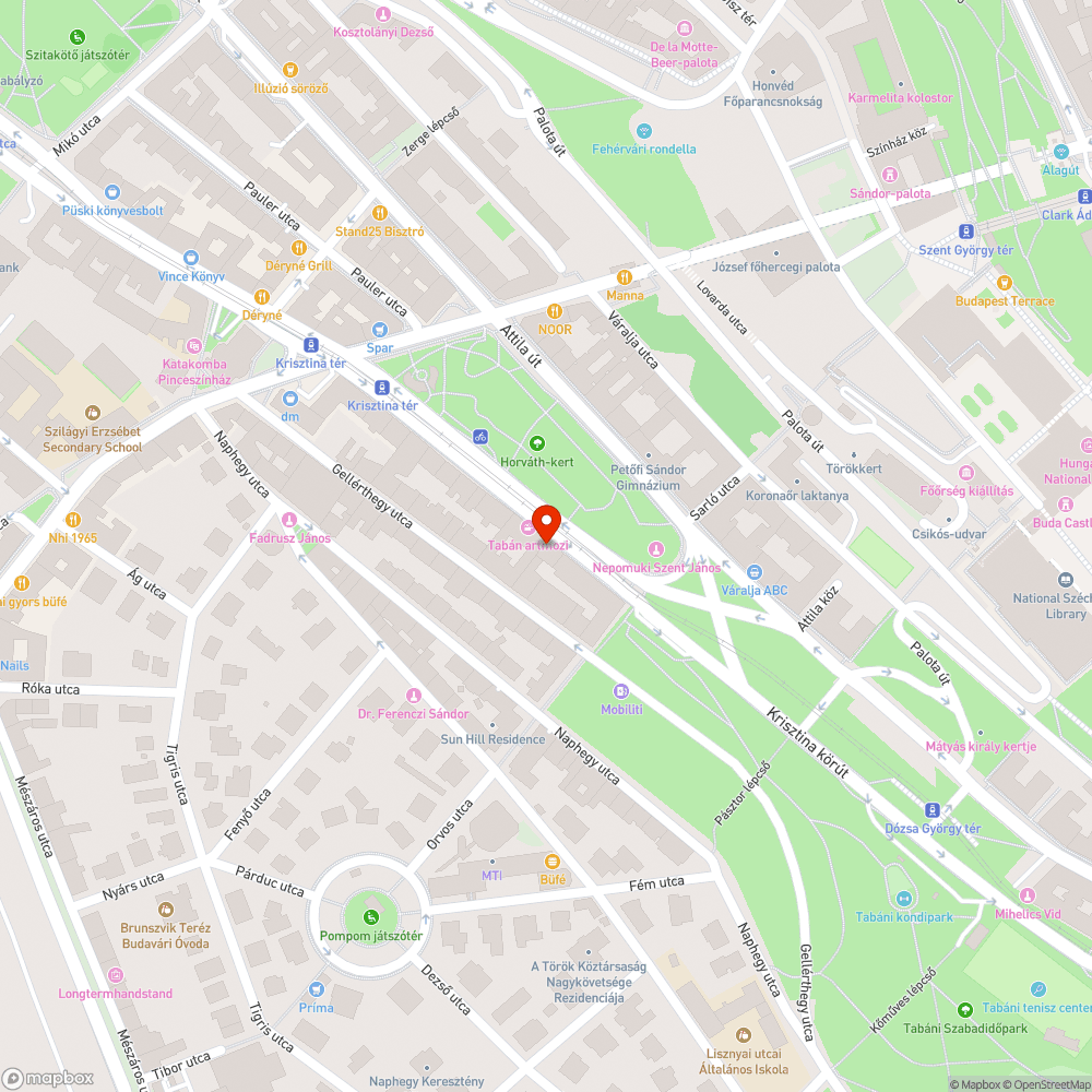 Kátyús járda bejelentés helye