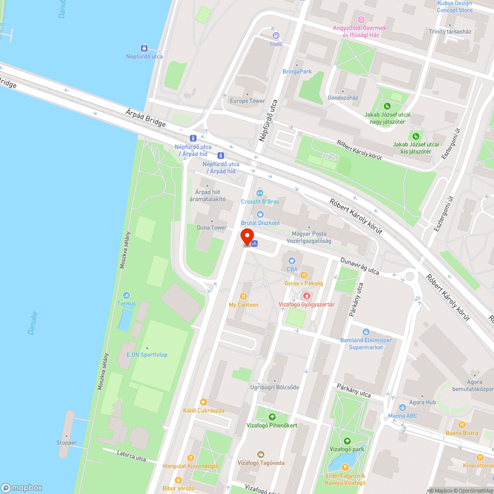 Kövek kimozdultak a kerékpárútról bejelentés helye