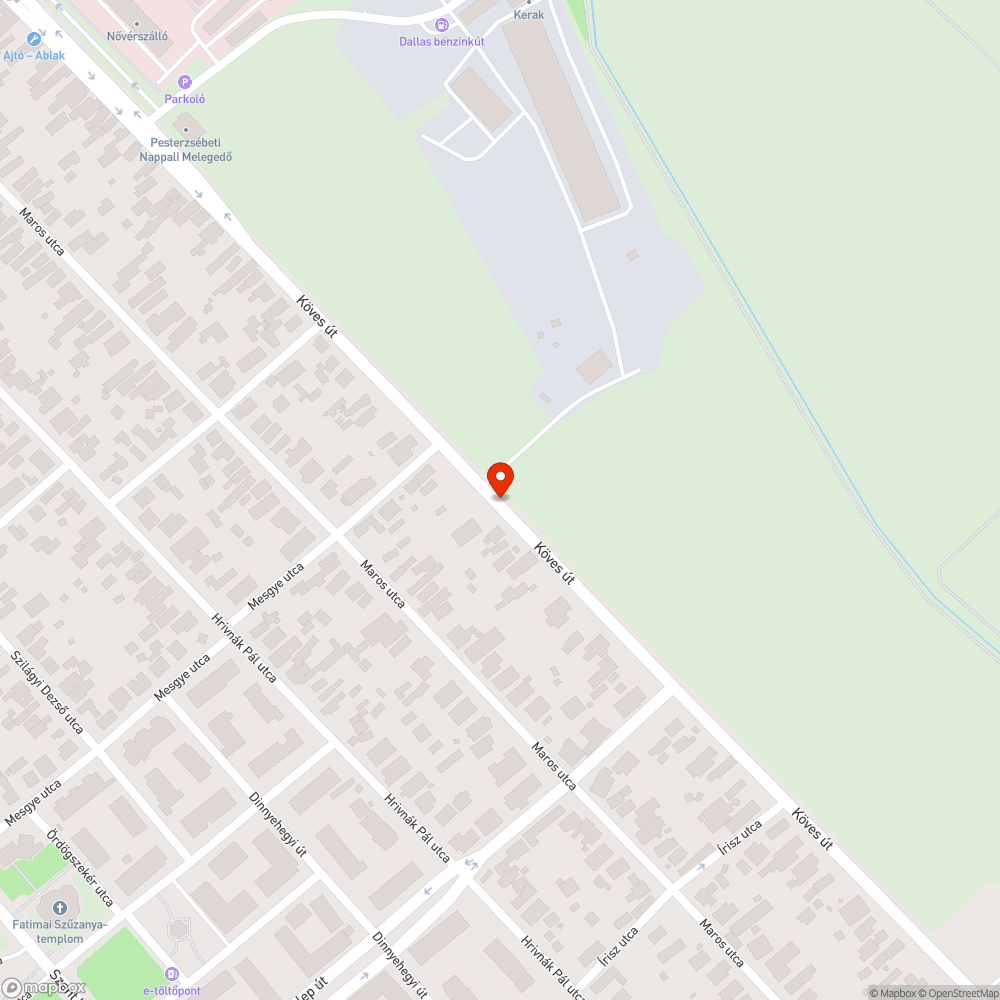 Zebrahiány bejelentés helye