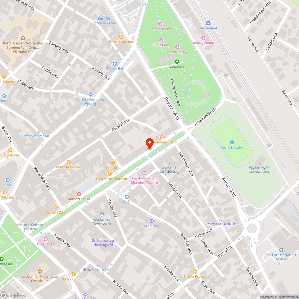 Lesüllyedt úttest a Rákóczi úton bejelentés helye