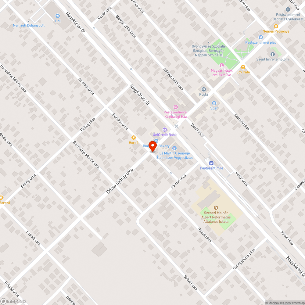 Sérült, statikailag meggyengült villanyoszlop bejelentés helye