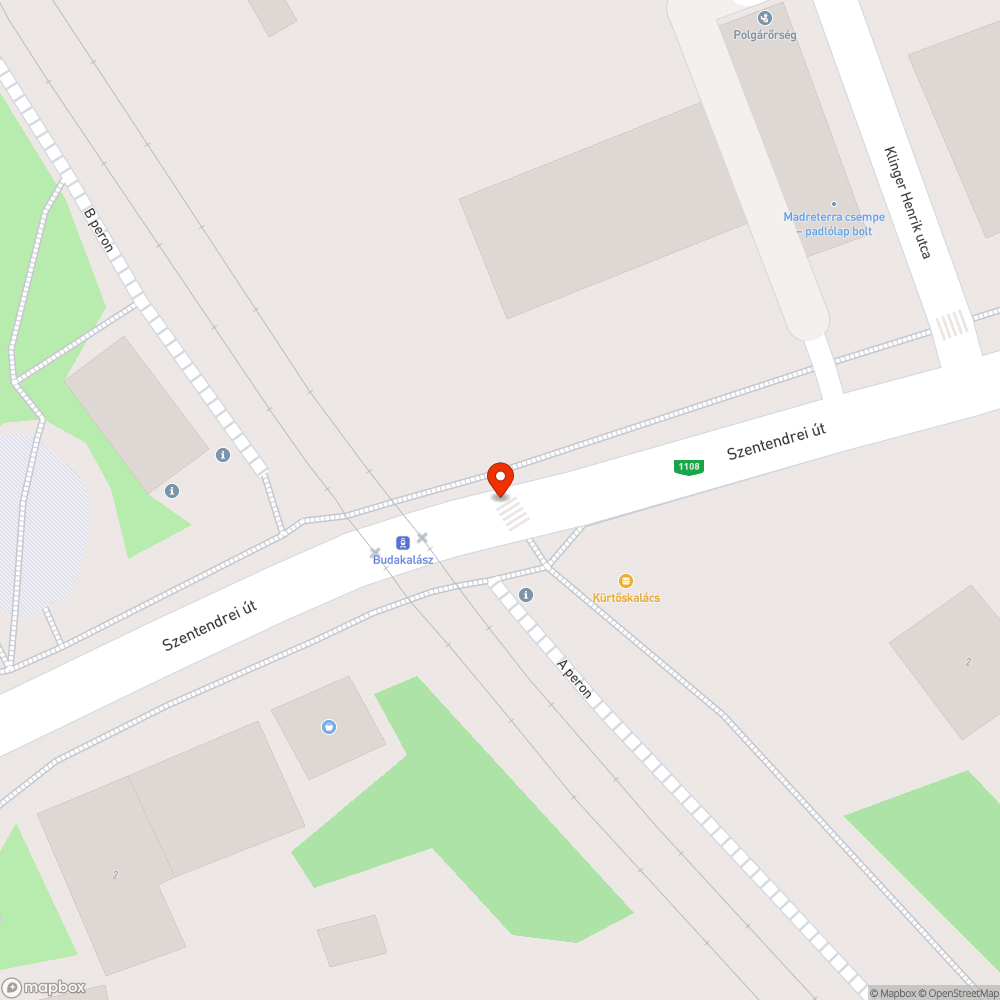 Zöldkérő gomb visszajelző lámpája nem működik bejelentés helye