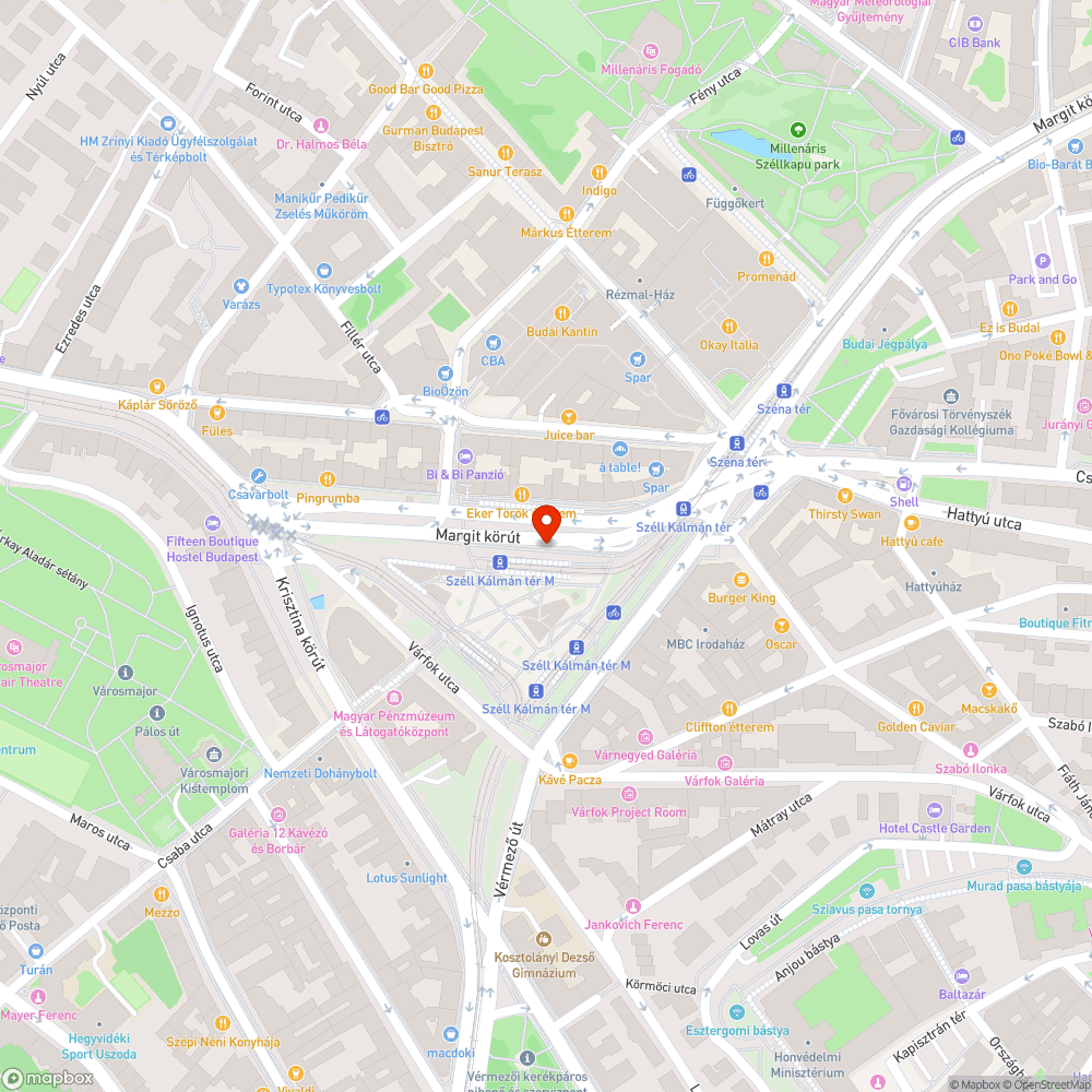 Szemetes közterület bejelentés helye