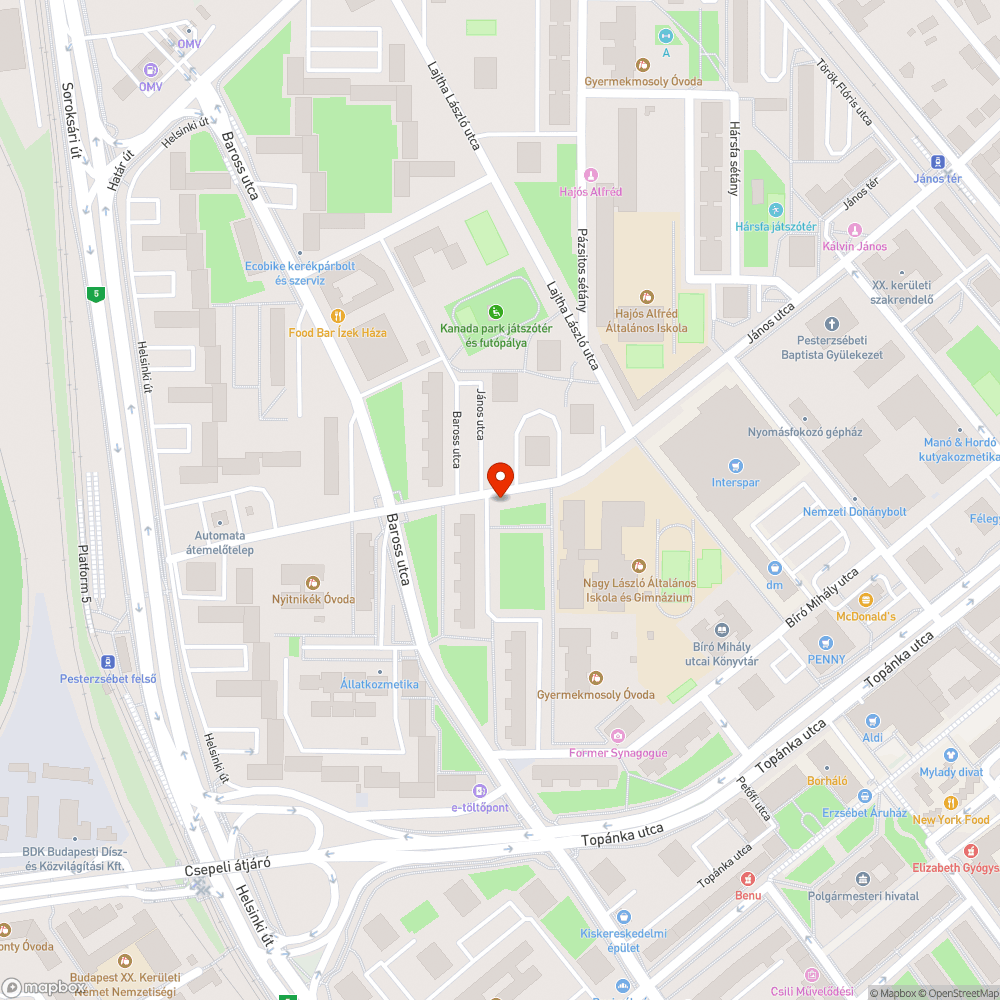 Elhagyott Ford bejelentés helye