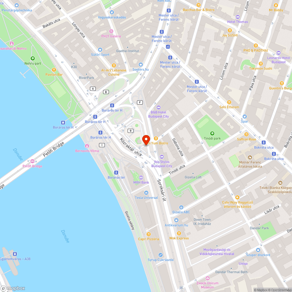 Elfekvő fedél bejelentés helye