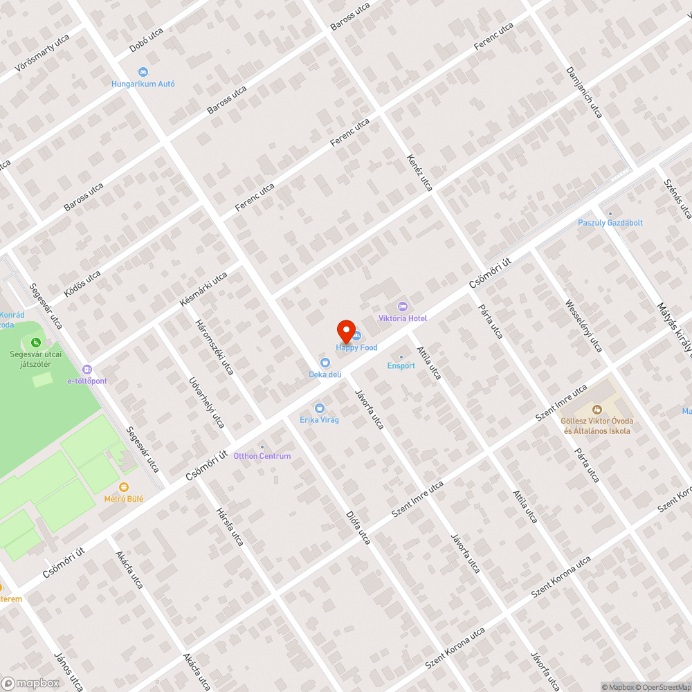 Hiányzó esőbeálló bejelentés helye