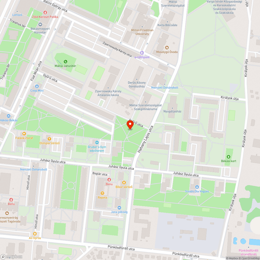 Hiányzó közvilágítás kiépítése bejelentés helye