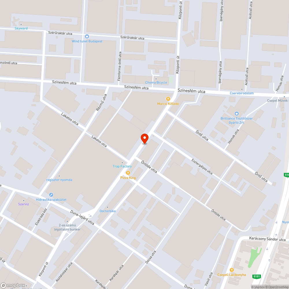 Használhatatlan járda bejelentés helye