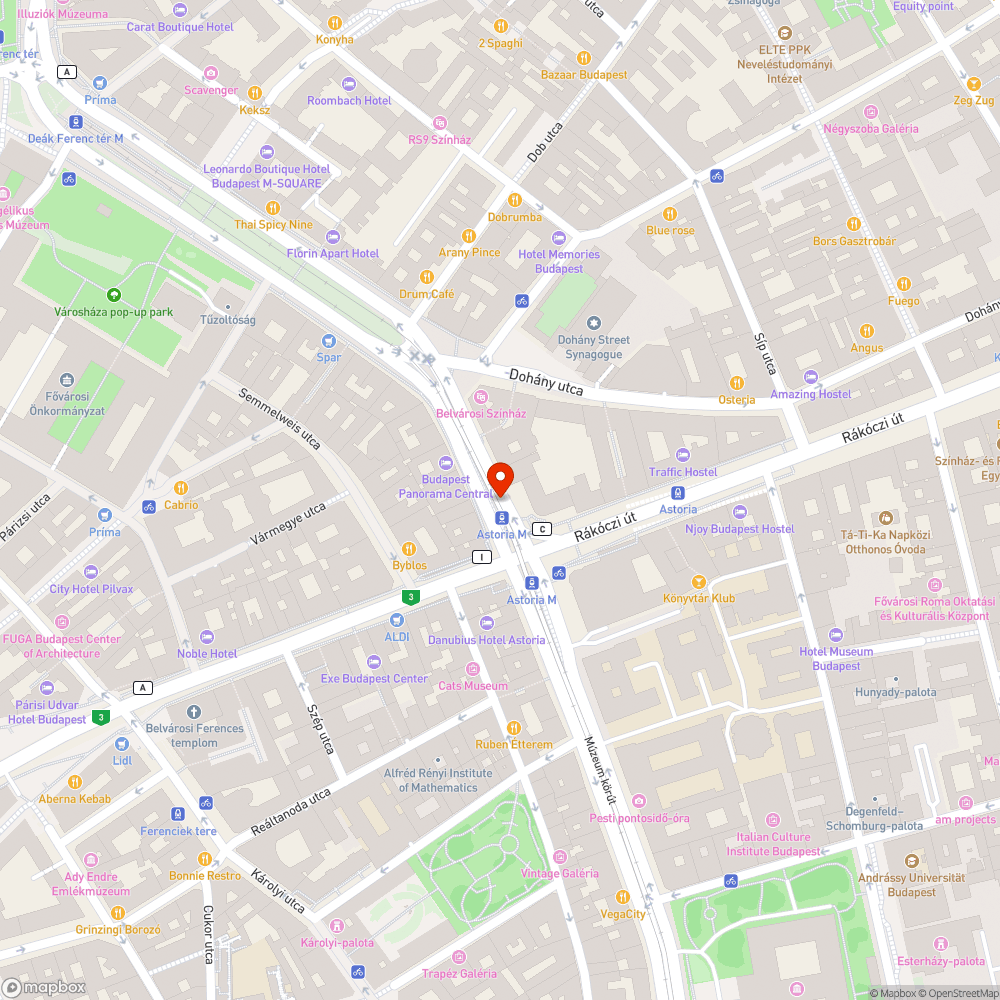 Nem működő automata bejelentés helye