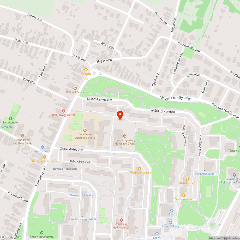 Zöldterületen és járdán való parkolás bejelentés helye