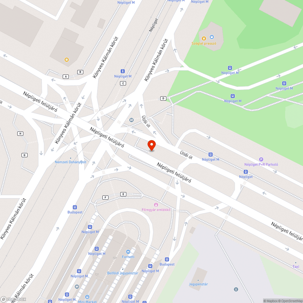 Kiégett fényforrás bejelentés helye