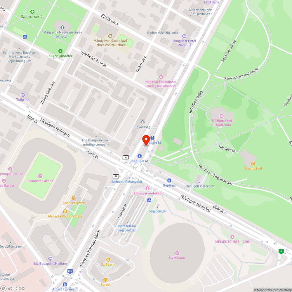 Kiégett led csíkok bejelentés helye