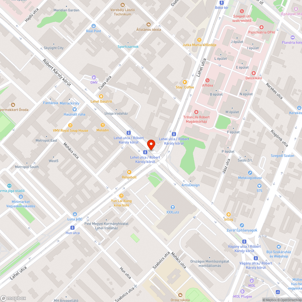 Kiégett a lámpa bejelentés helye