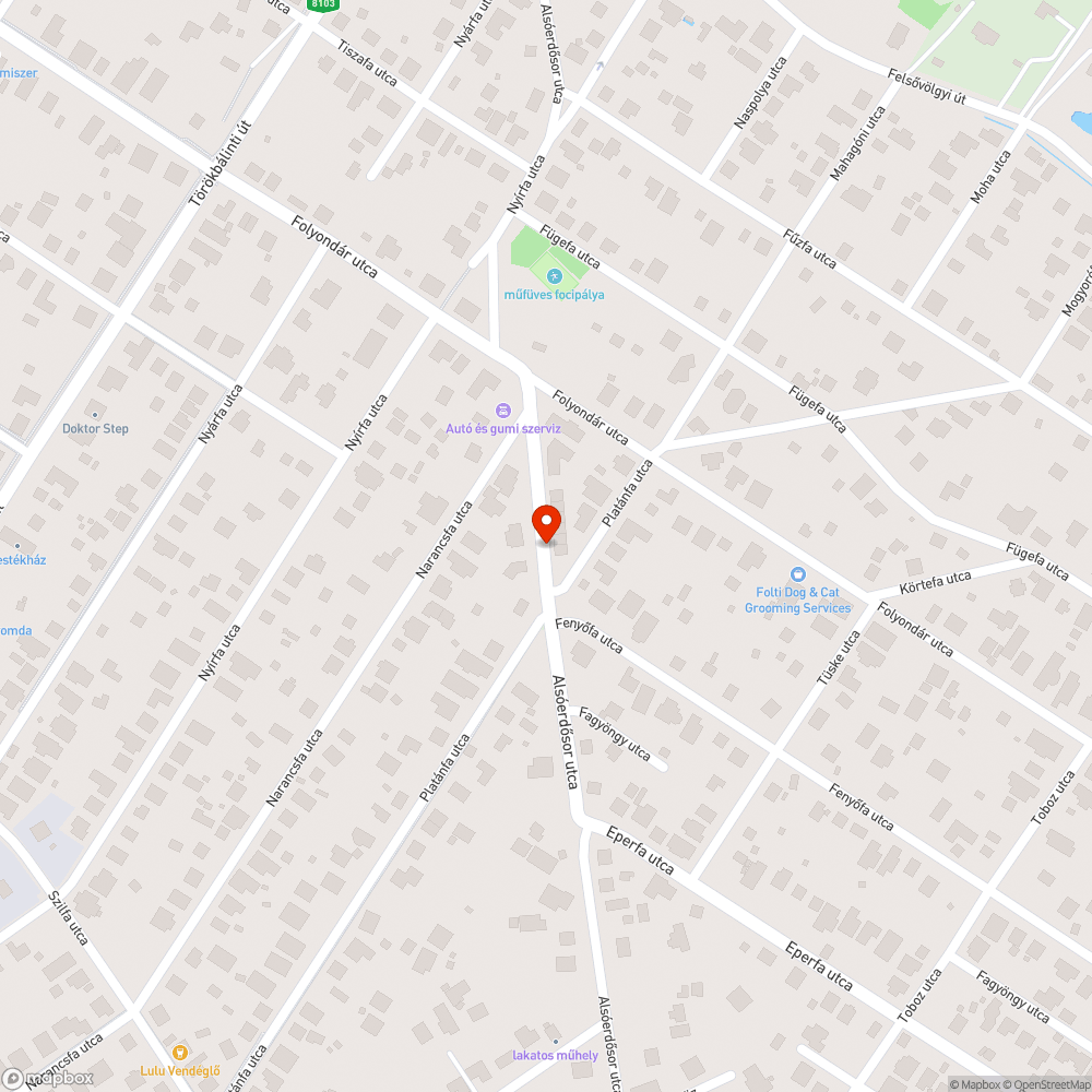 Megsüllyedt korábbi javítás bejelentés helye