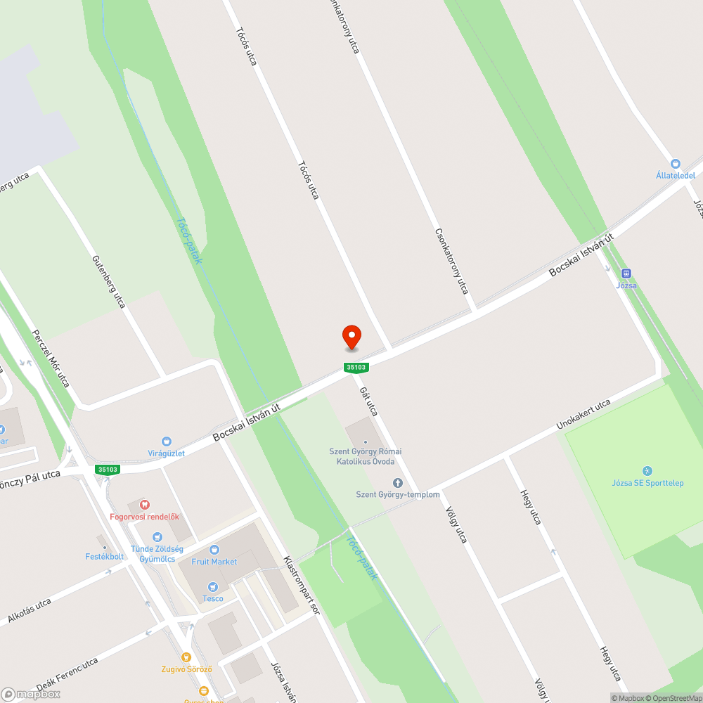 Graffitis közműszekrény bejelentés helye