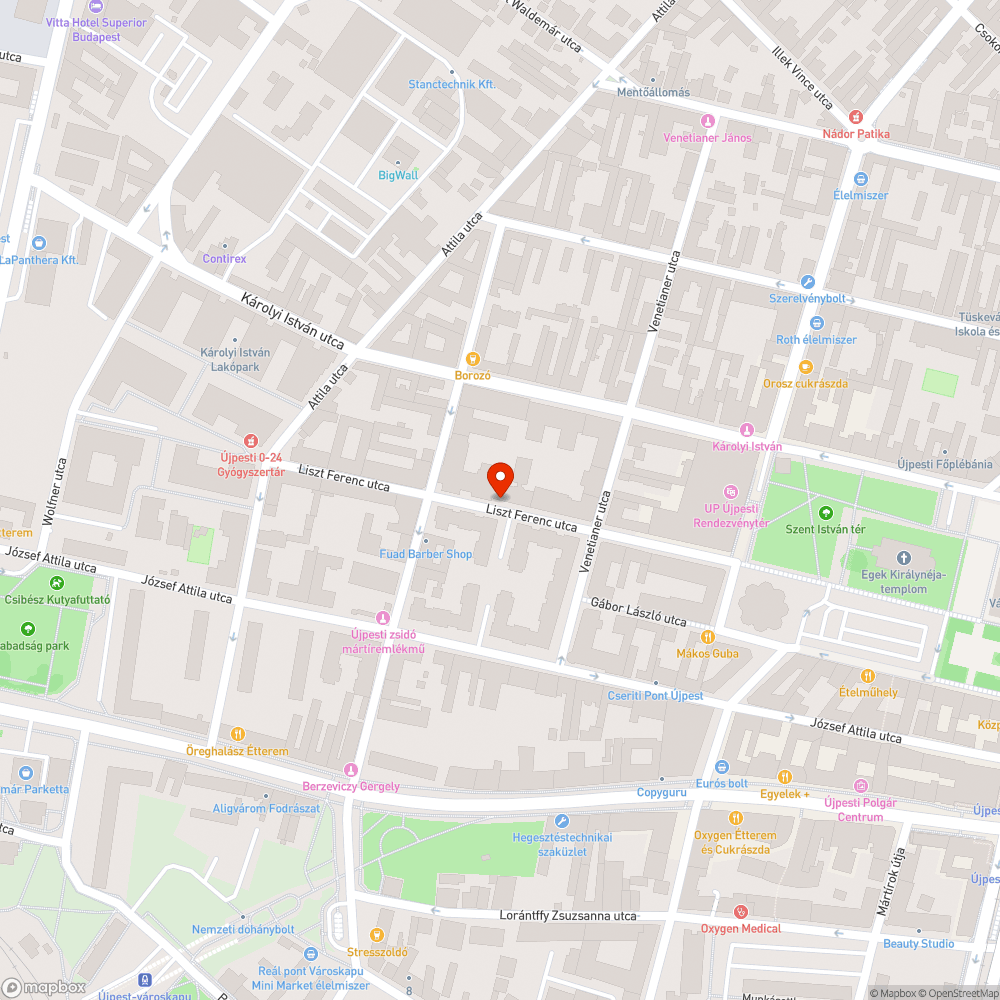 Levágott ágak - Liszt F. bejelentés helye