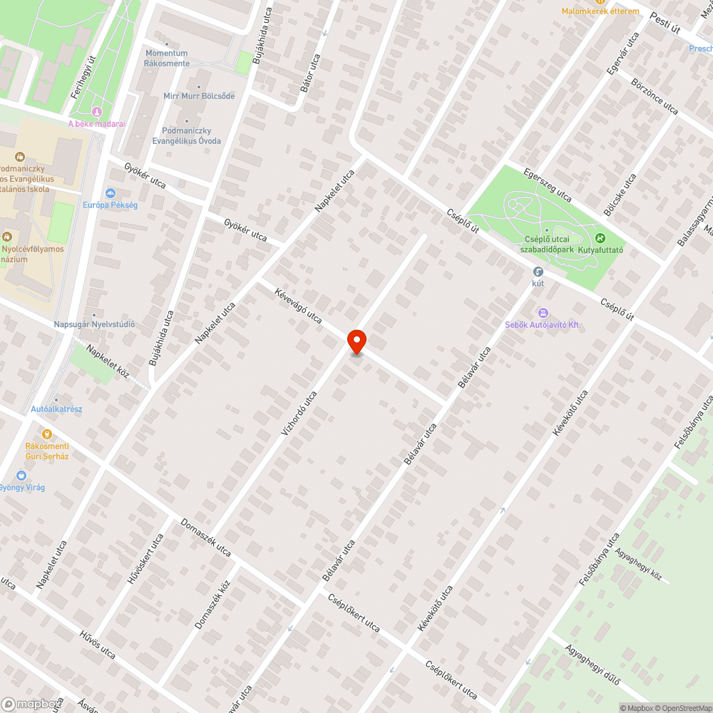 Elhagyott gépjárművek - Vízhordó bejelentés helye