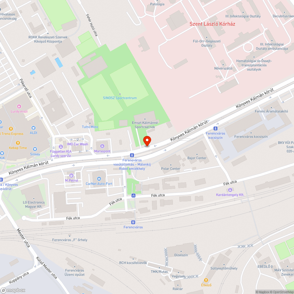 Zavaróan megsüllyedt csatornafedél bejelentés helye