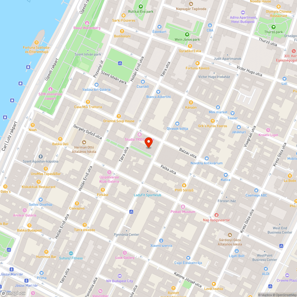 Szemét + elhagyott bevásárlókocsi bejelentés helye