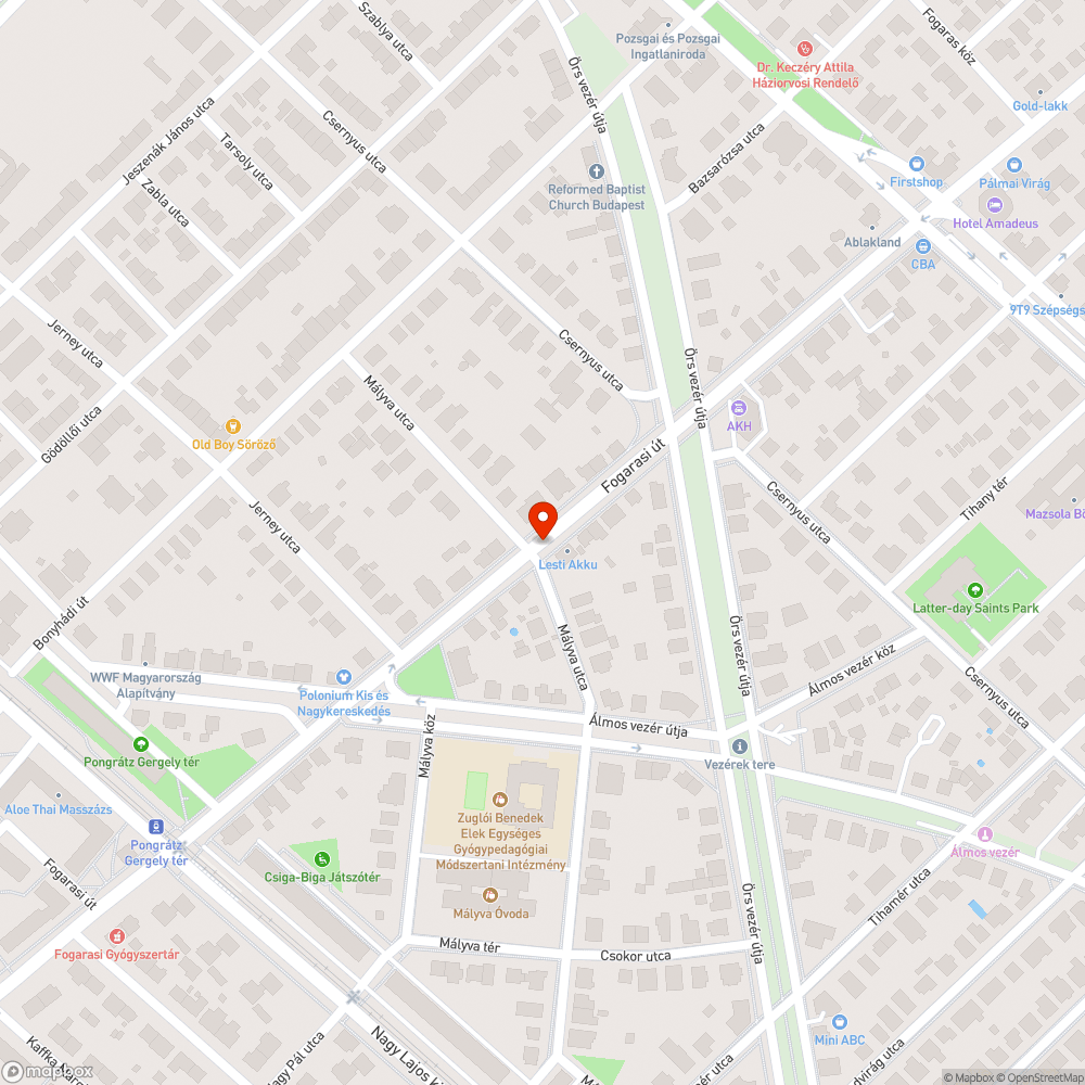 Kitört közlekedési tábla bejelentés helye