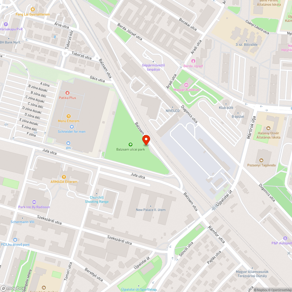 Szemét bejelentés helye