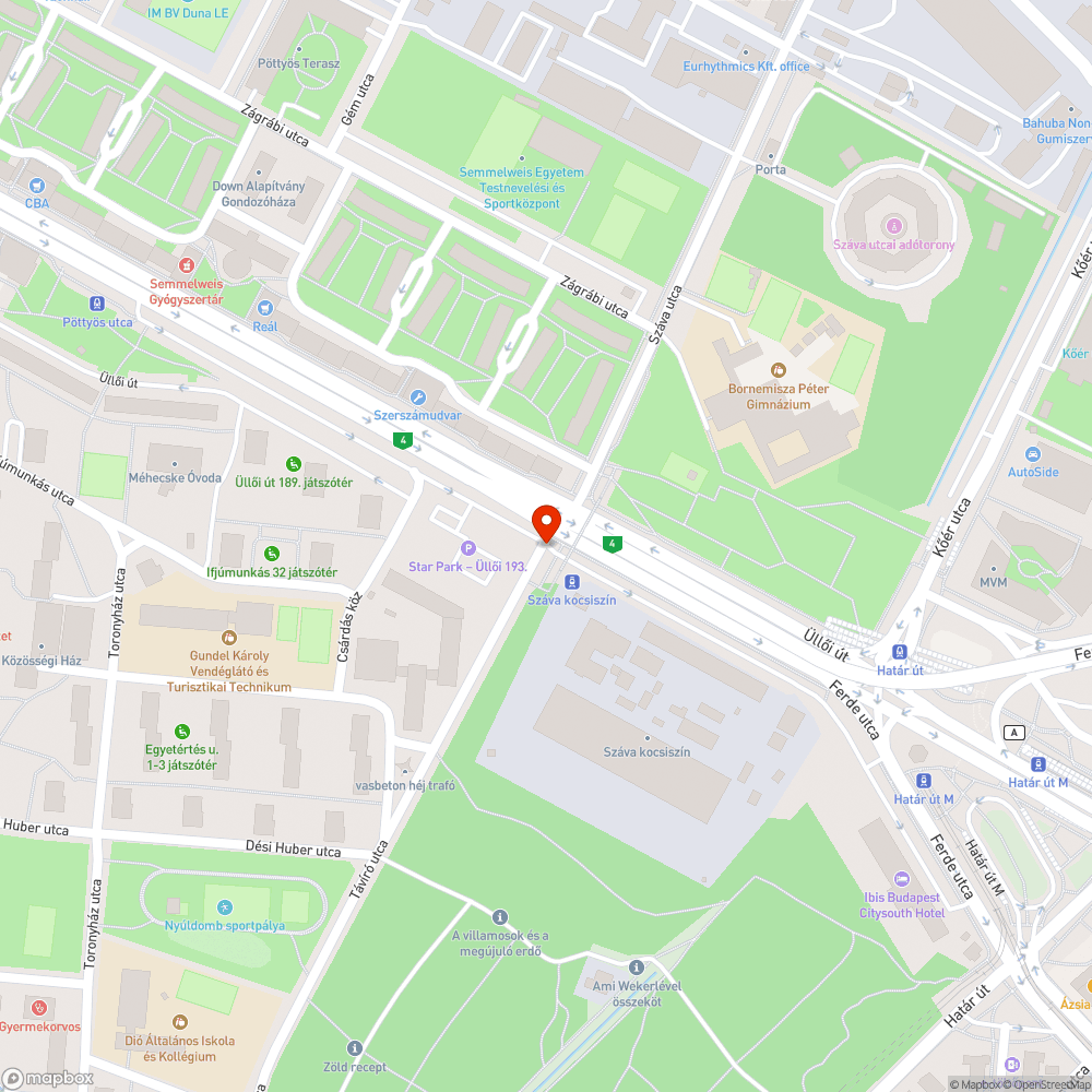 3 irányból EAK tábla bejelentés helye