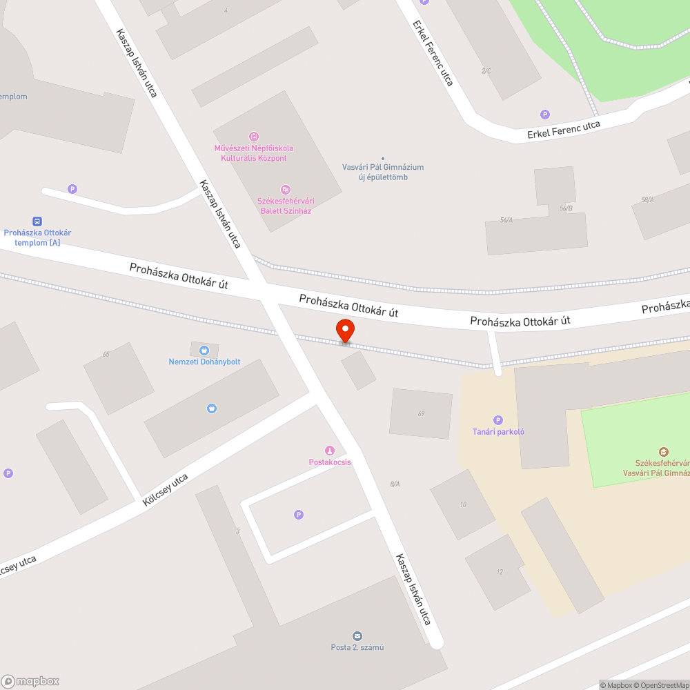 Homorú aknafedő bejelentés helye