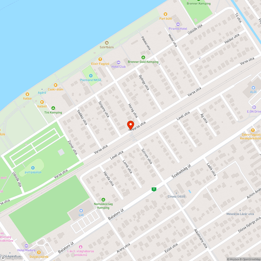 Hiányzó zebra bejelentés helye