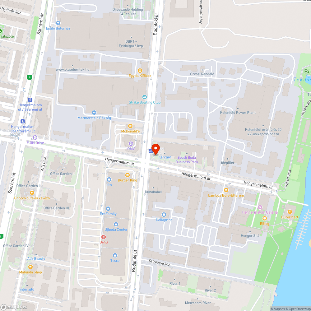 Szemét bejelentés helye