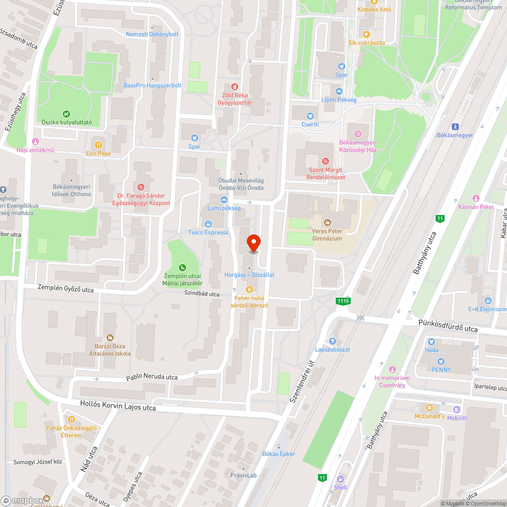 Kátyú a kanyarban bejelentés helye