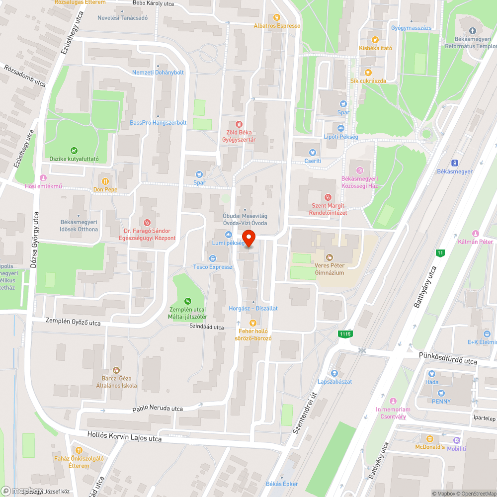 Szemétdomb bejelentés helye