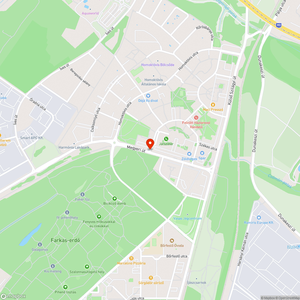 Nem látható burkolati jelek bejelentés helye