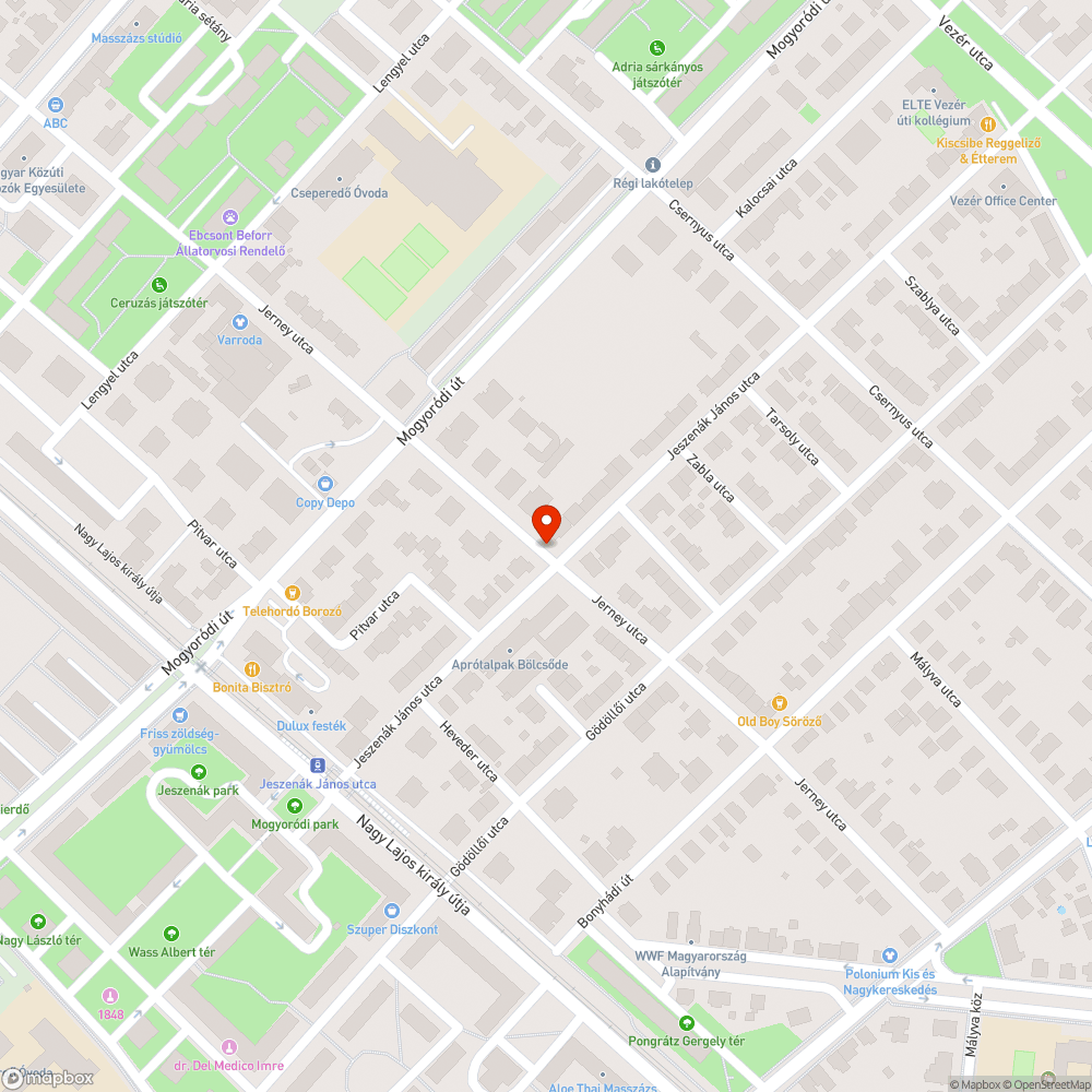 Éktelen kátyú a bölcsi közelében bejelentés helye