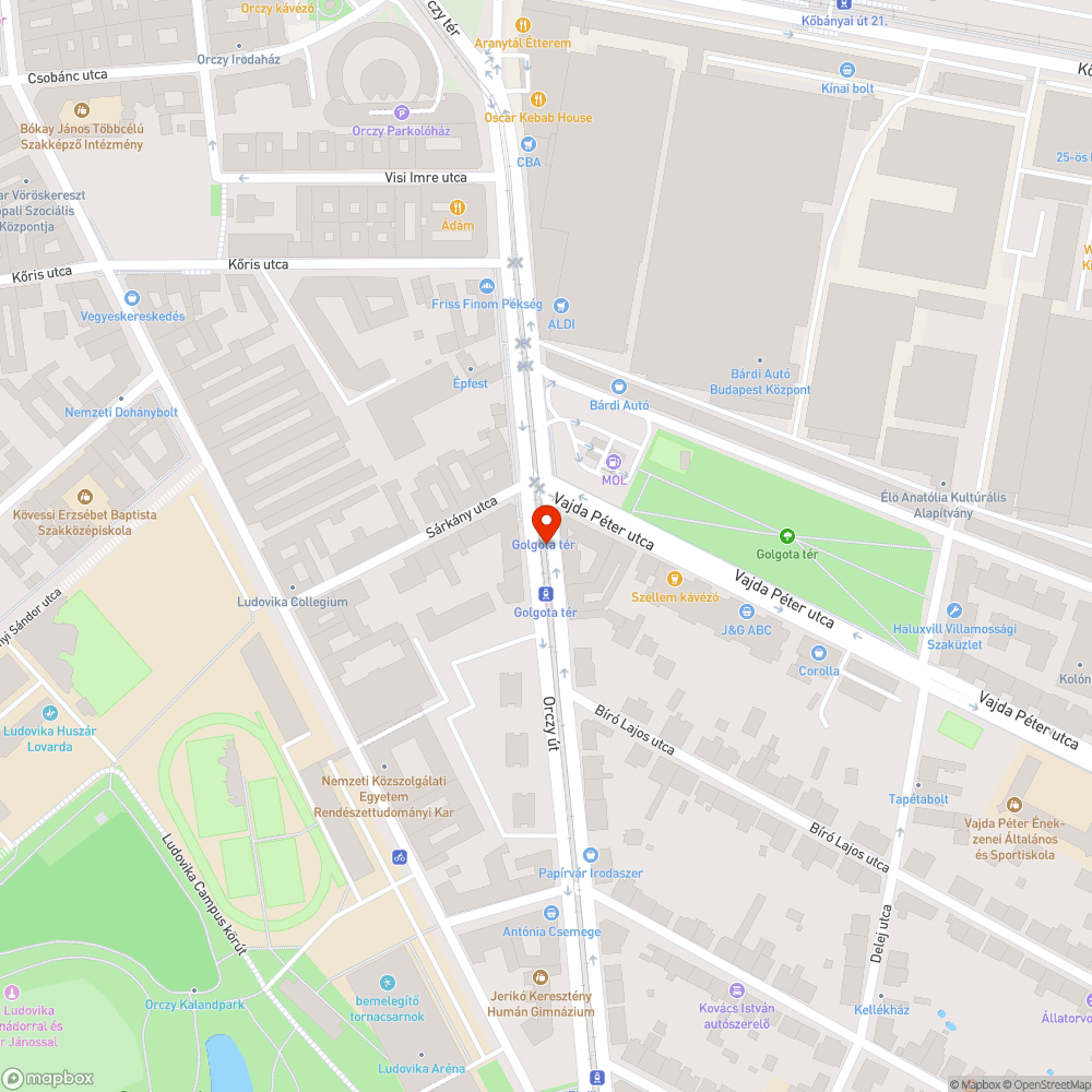 Utasváró hiánya bejelentés helye