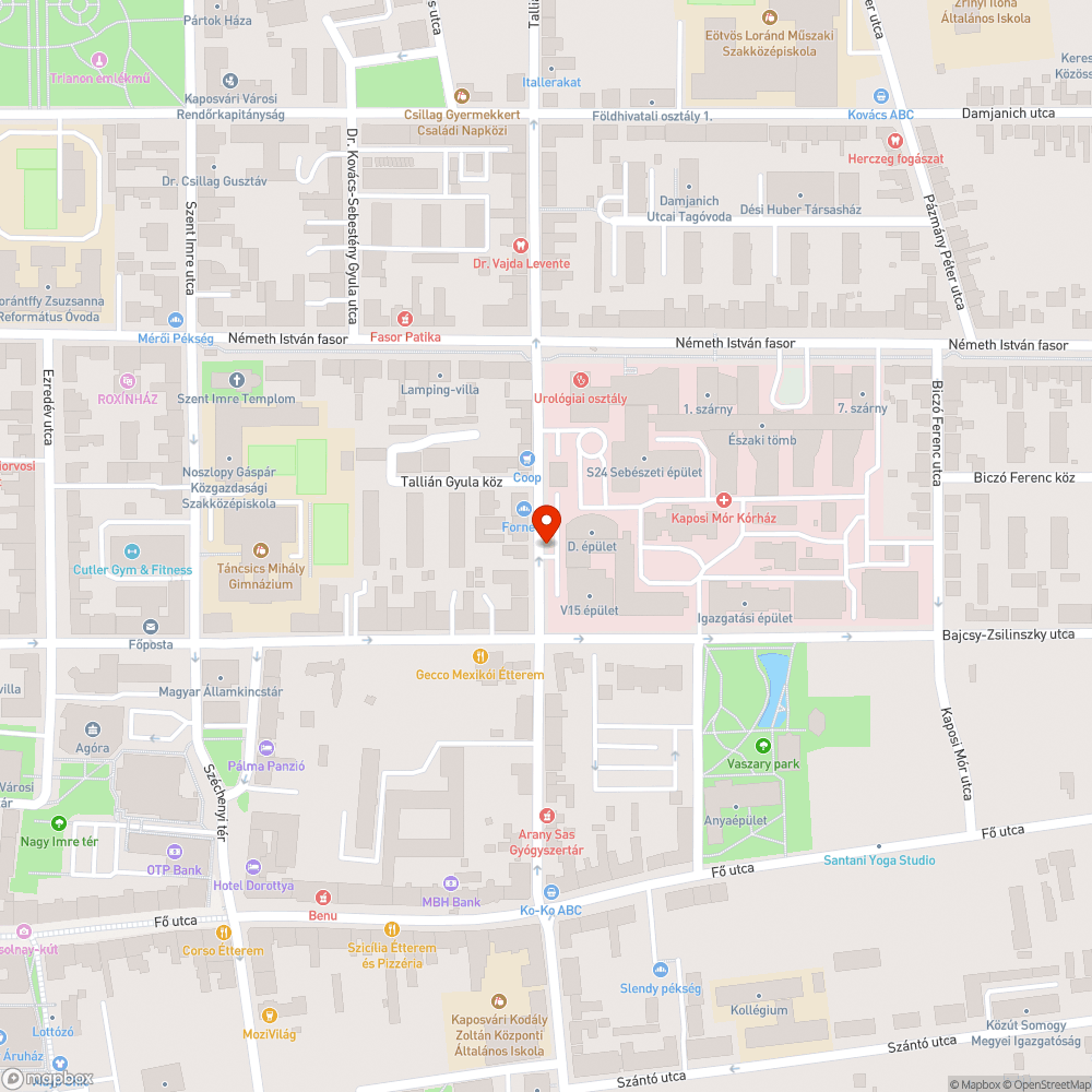 Rongált, elhanyagolt beton virágláda bejelentés helye