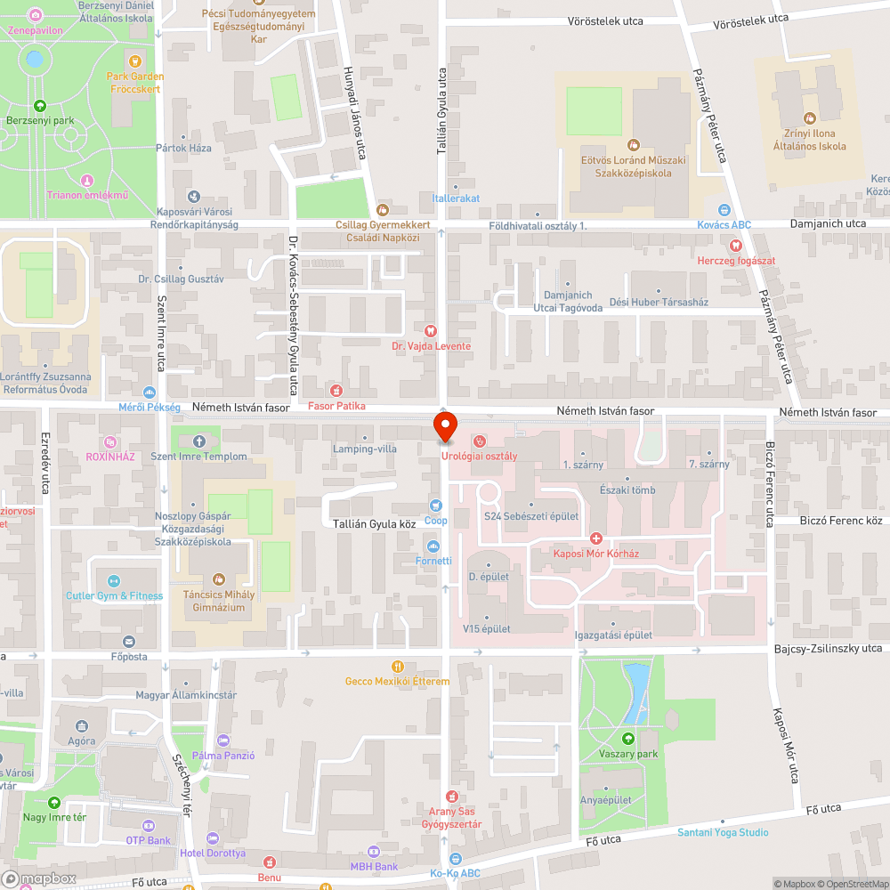 Eldugult csatorna bejelentés helye