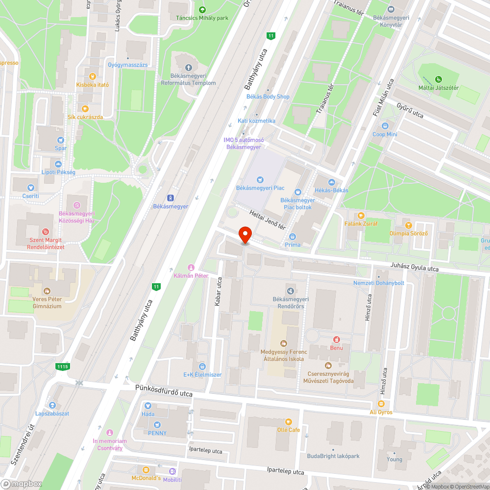 Leszakadt szemetes bejelentés helye