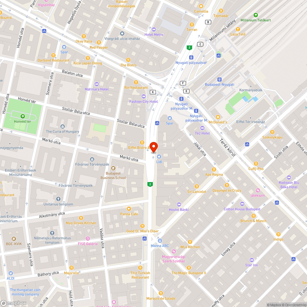 Kerékpáros támaszra kihelyezett lakatok bejelentés helye