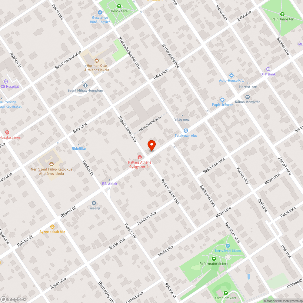 Sérült kerékpártámasz bejelentés helye