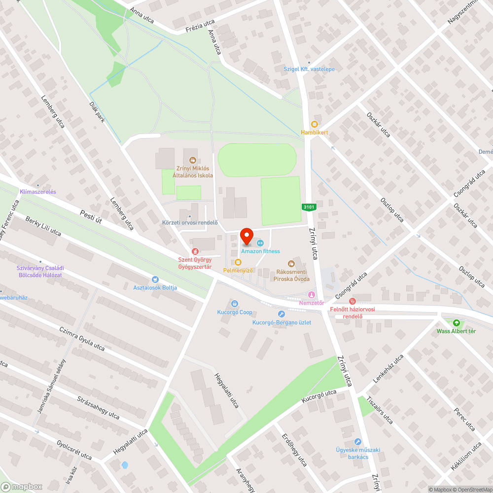 Balesetveszélyes aknafedő bejelentés helye