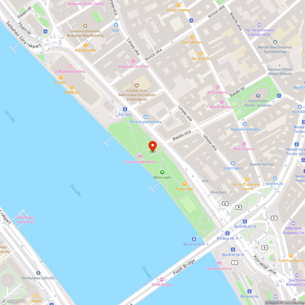 Úthibákkal teli park bejelentés helye