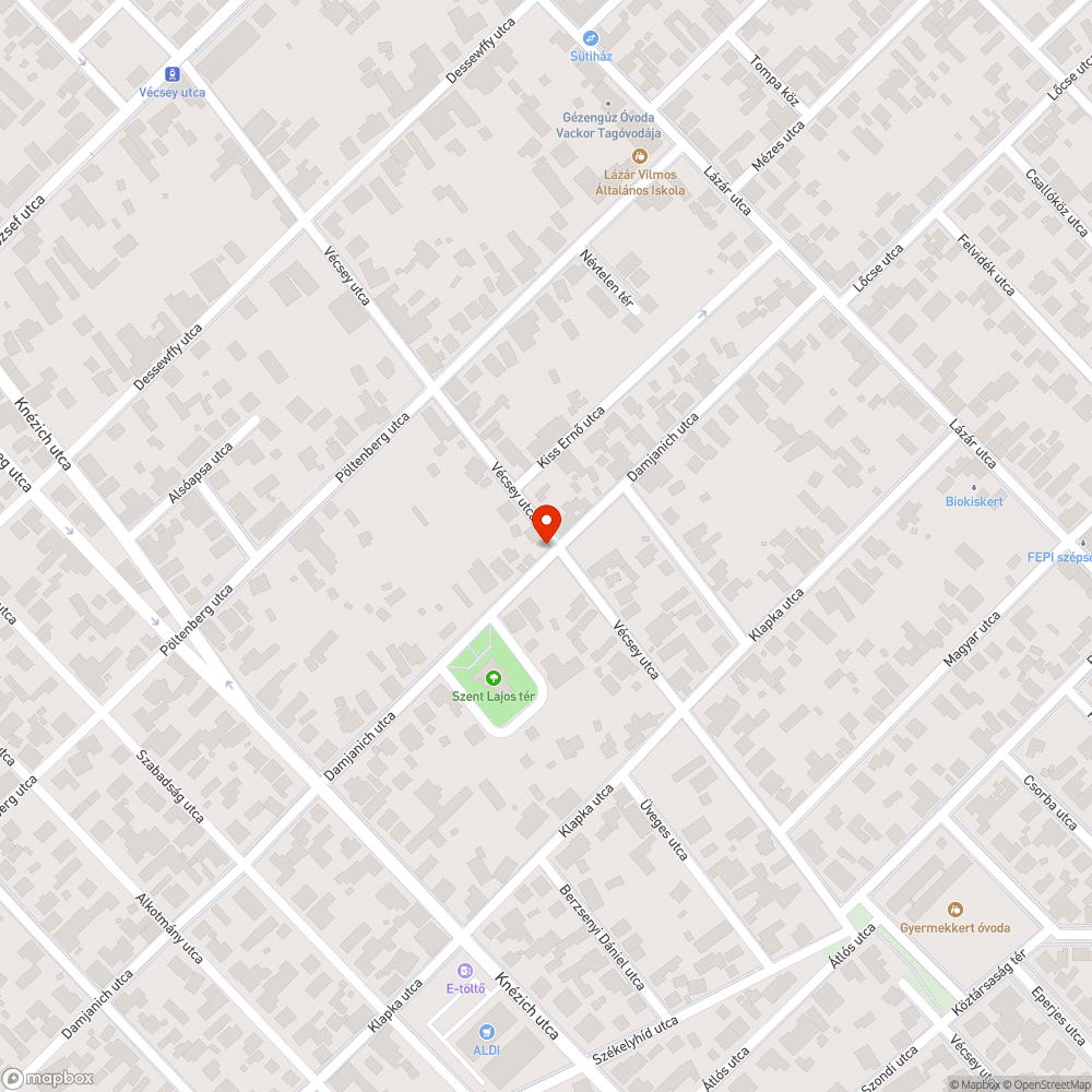 Kátyú és széteső szegély bejelentés helye