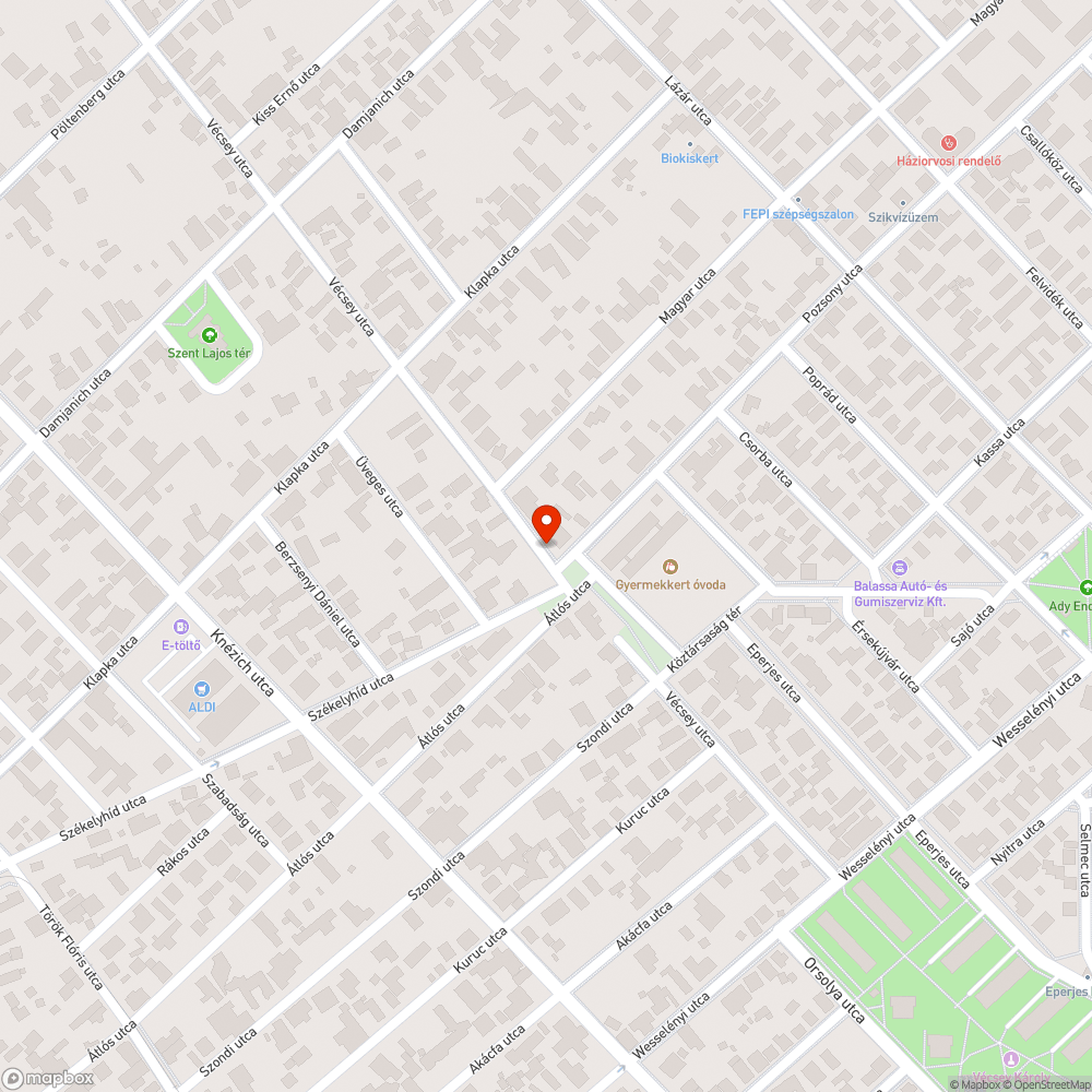 Nyitott fedél bejelentés helye