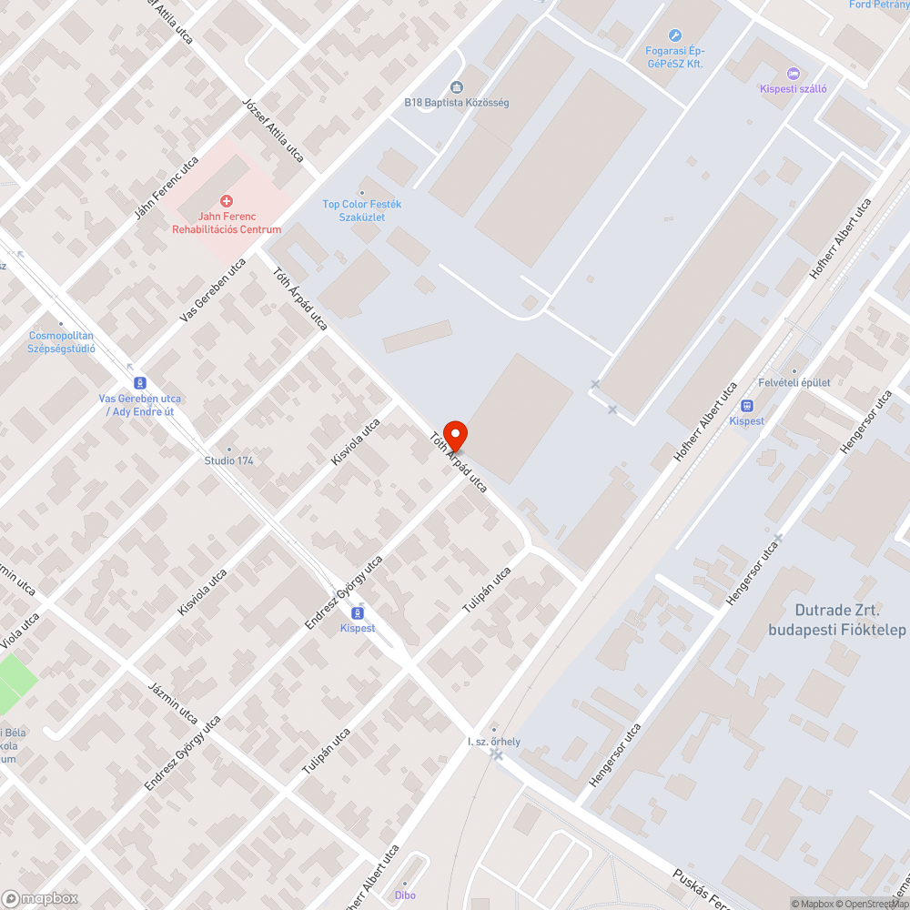 Tóth Árpád utca tele szeméttel bejelentés helye