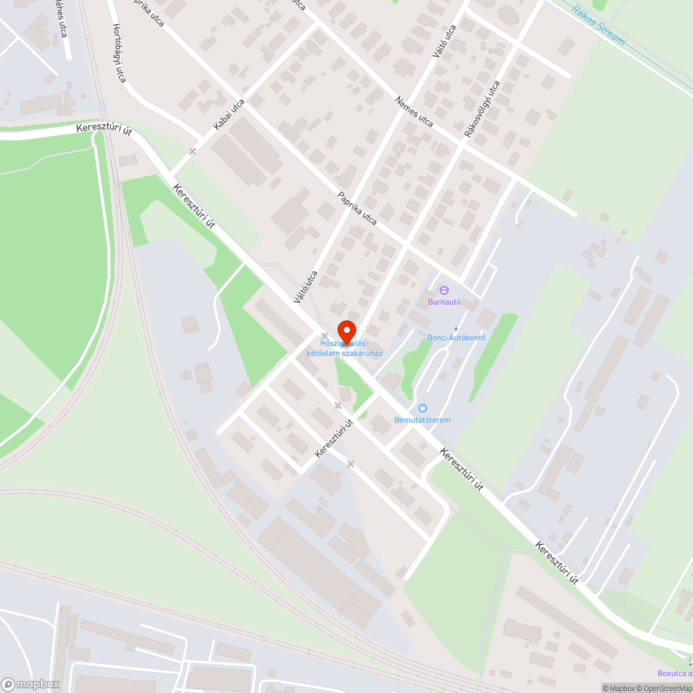 Elhagyott autó bejelentés helye